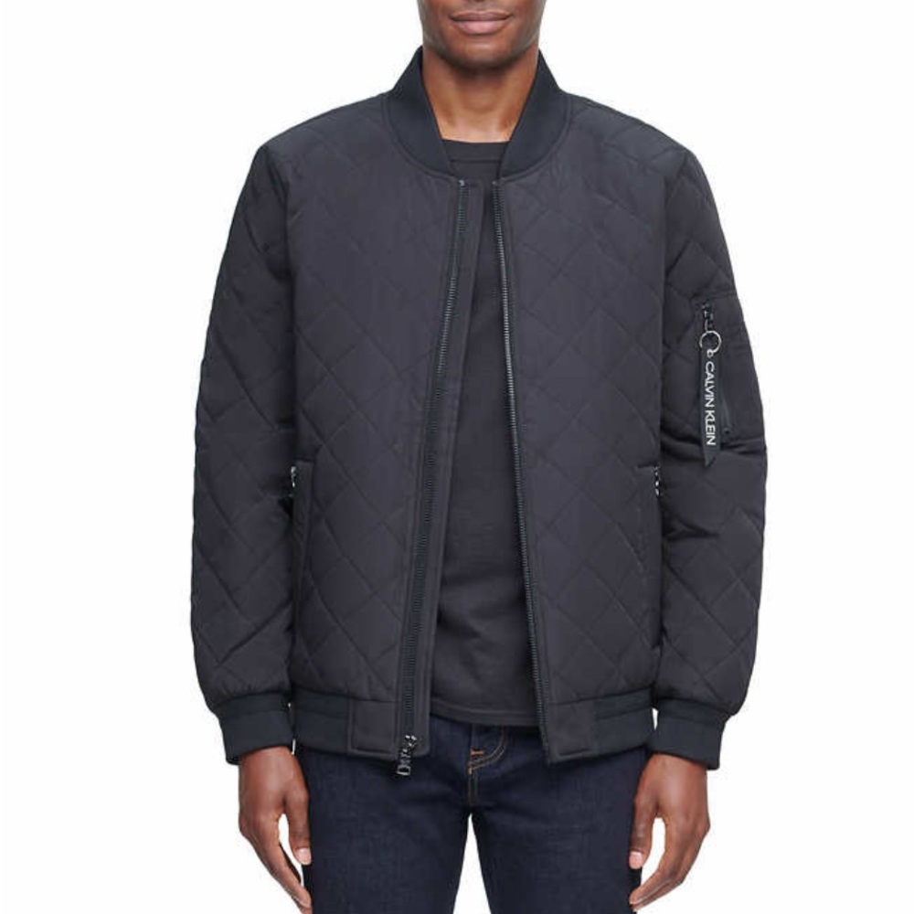 Calvin Klein Men's Quilted Bomber Jacket